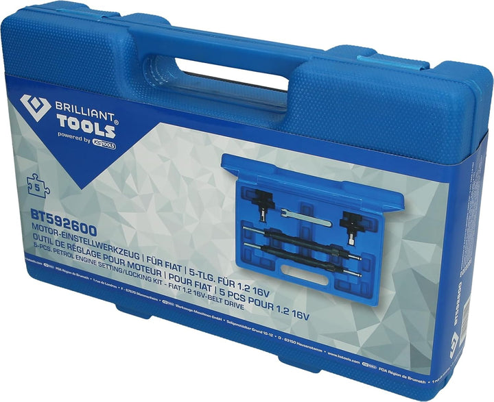 BRILLIANT TOOLS BT592600 Motor-Einstellwerkzeug-Satz für Fiat 1.2 16V [Powered by KS TOOLS]