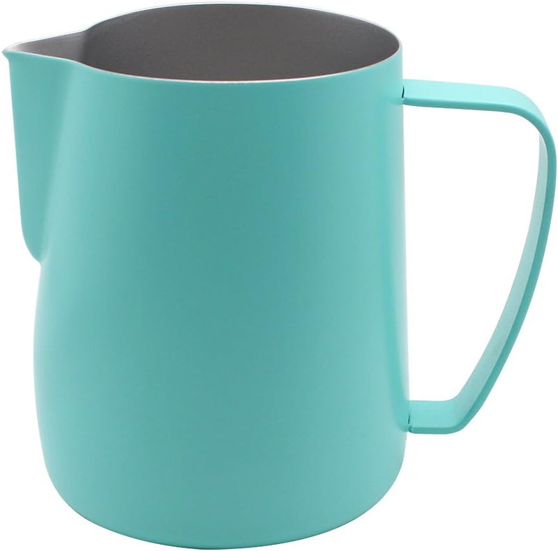 Dianoo Frothing Pitcher Krug, Edelstahl, geeignet für Kaffee, Latte und Milchaufschäumer, 600 ml, Bl
