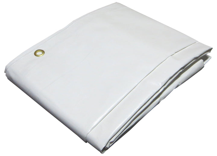 Allround Abdeckplane Weiss 2x3 m 260 g/m² - Gewebeplane Industrieplane Schutzplane - universell verw