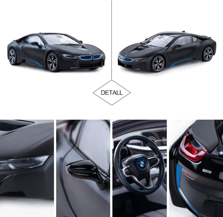 Rastar RC Auto | 1:14 BMW i8 Funkferngesteuertes Spielzeugauto, Modellfahrzeug, öffnen der Türen per