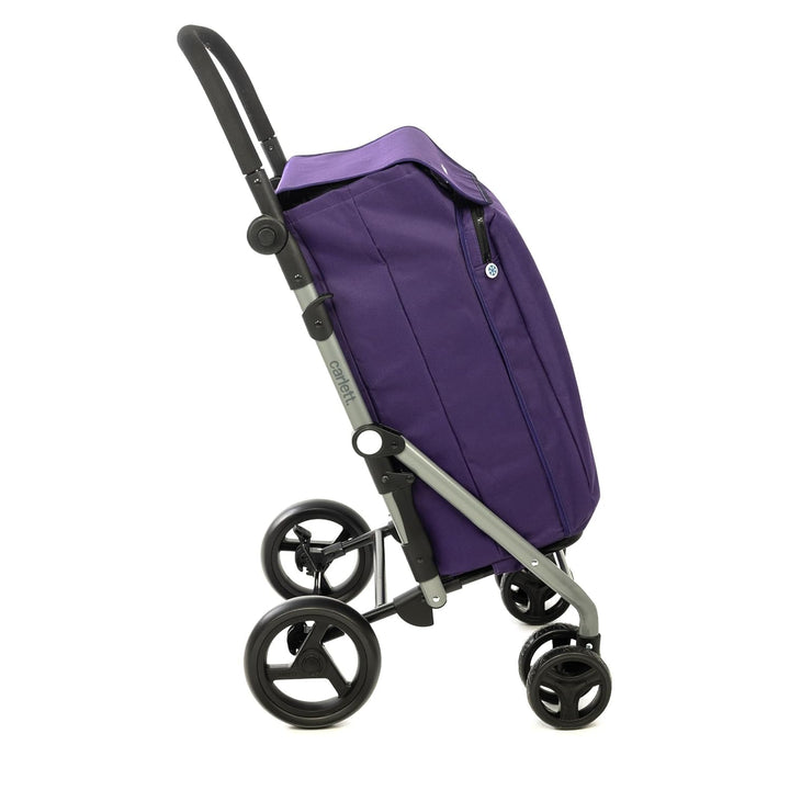Carlett - Lite Family Lett470 |Warenkorb | Zusammenklappbarer Einkaufswagen | 4 Räder | Verstellbare