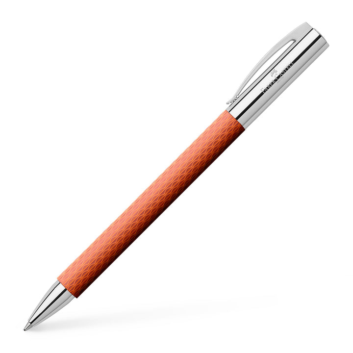 Faber-Castell ‎147765 - Kugelschreiber Ambition OpArt Herbstblätter, Mine B, dokumentenecht Autumn L