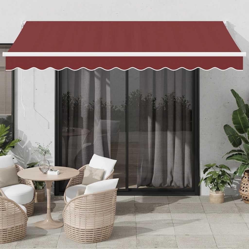 vidaXL Gelenkarmmarkise, Markise Ausziehbar Automatisch, Sonnenmarkise für Terrasse Balkon, Sonnensc