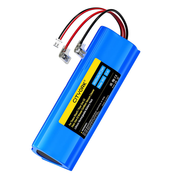CITYORK 21,6V 4500mAh Ersatz Akku kompatibel mit Tineco iFloor3, Floor One S3, Floor One S3 Breeze C