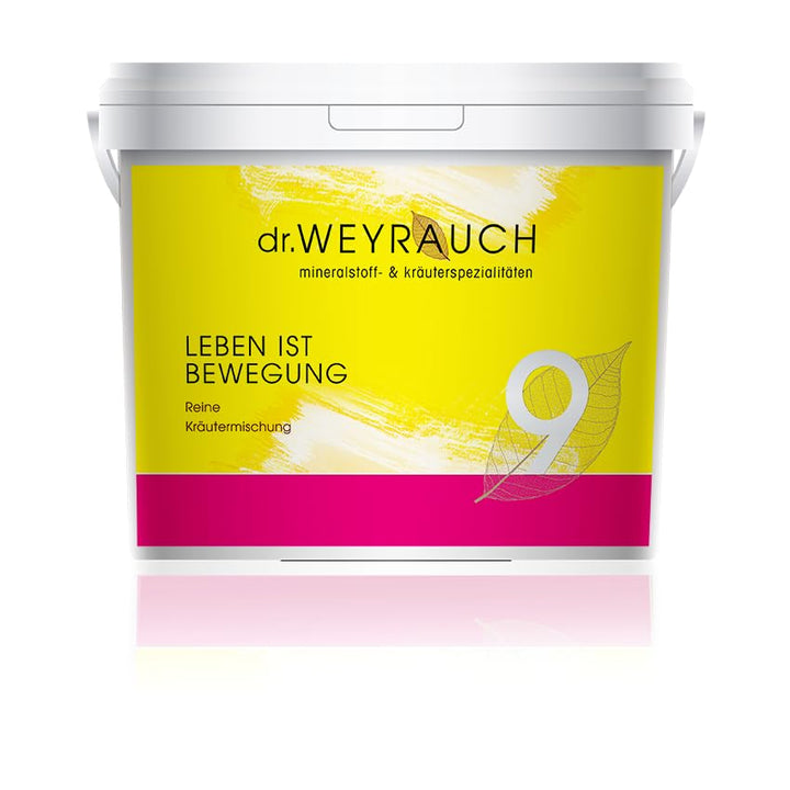 Dr. Weyrauch Nr. 9 Leben ist Bewegung - Ergänzungsfutter für Pferde - 1,2 kg Dose