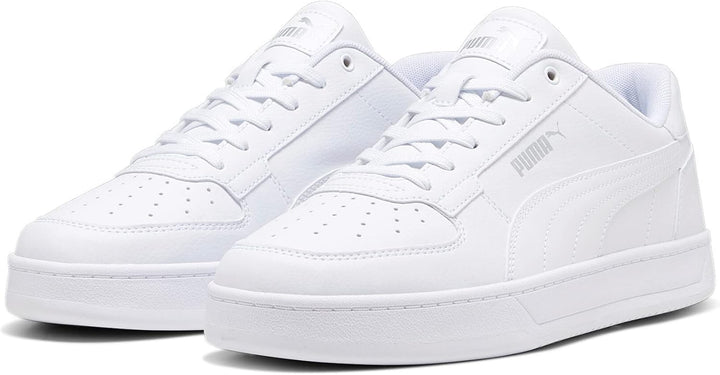 PUMA Unisex Zapatillas Sneaker, 35.5 EU White Silver Metallic