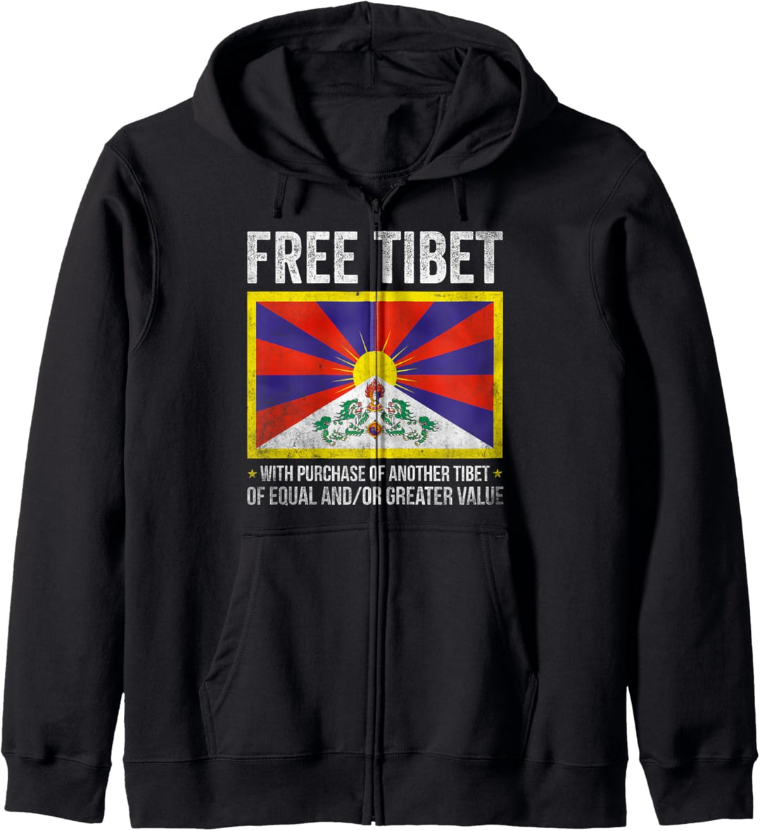 Tibet Flagge Tibet Freies Tibet Kapuzenjacke