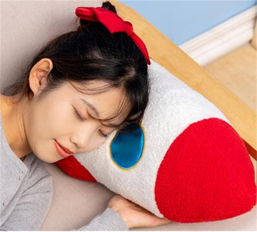 champracer Rakete Plüschtiere 58 cm Kawaii Kuscheltier Flugzeug Plüschtier für Jungen Mädchen Kleink