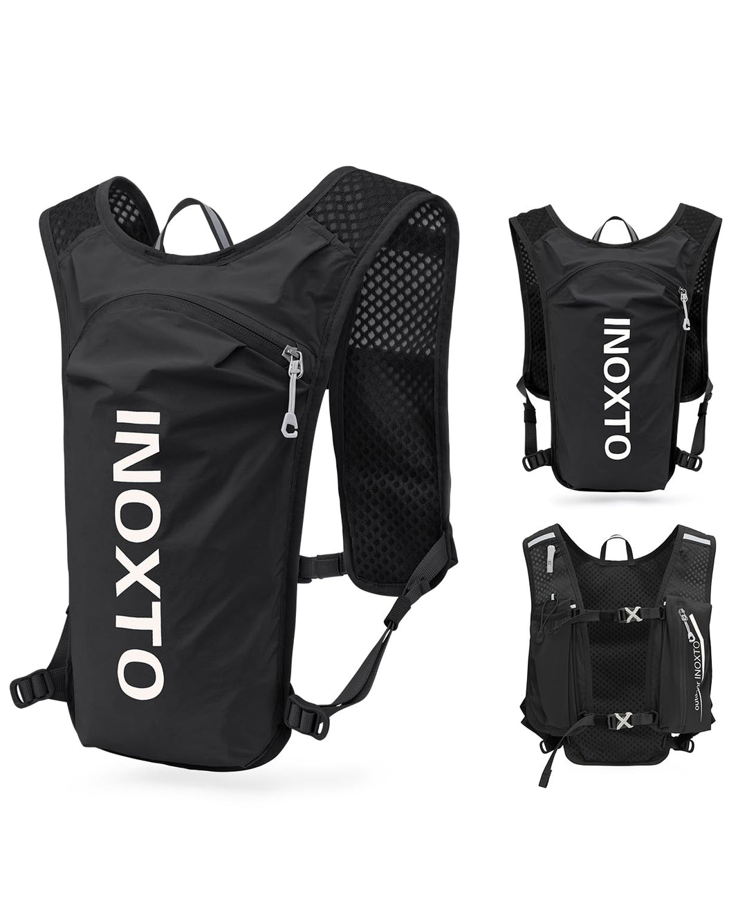 INOXTO Laufrucksack, 5L Leichter Trinkbeutel, geeignet für Outdoor-Wandern, Radwettbewerb, Bergsteig