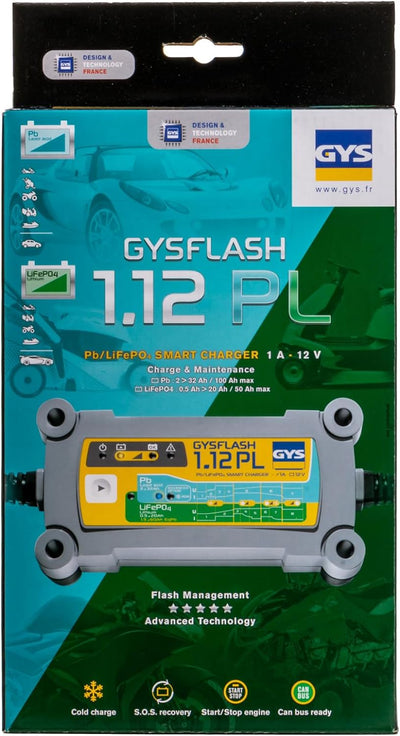 GYS GYSFLASH 1.12 PL 026902 Automatikladegeraet 12V 1A