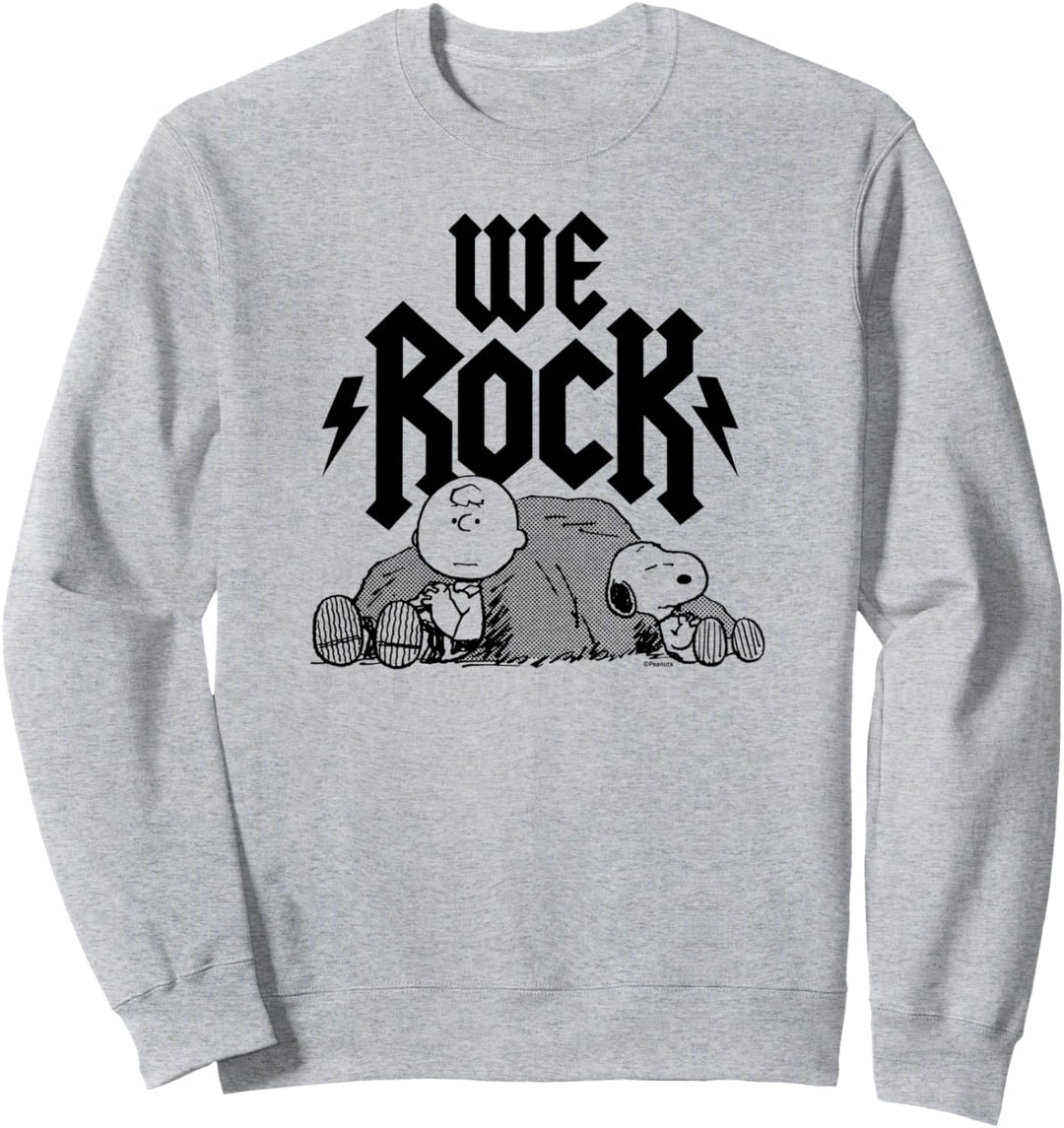 Peanuts - Wir rocken Charlie Brown und Snoopy Sweatshirt