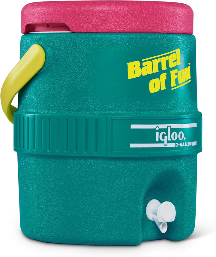 Igloo Retro Party Wasserkrug Kühler 2 Gallonen Jade, Jade