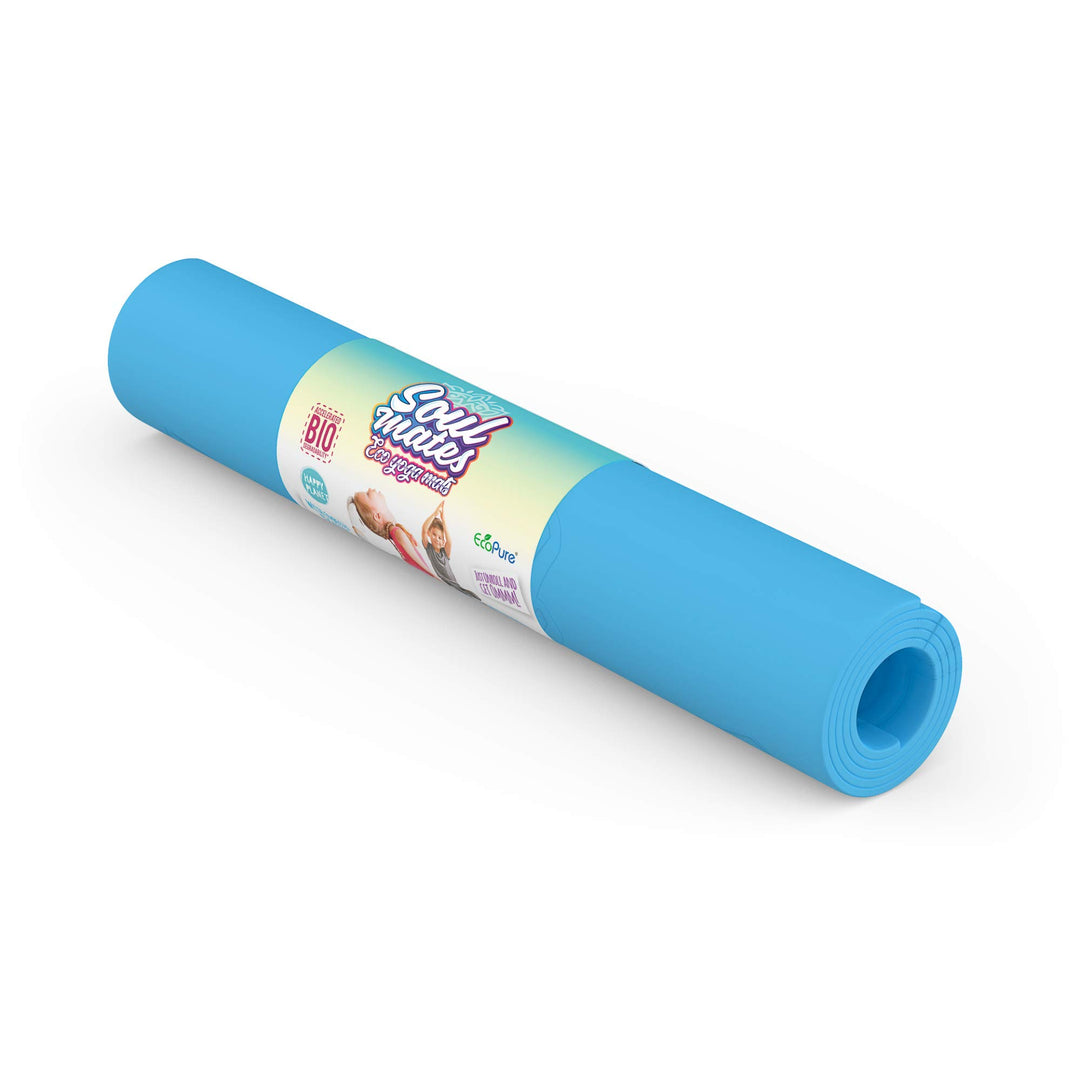 Kids Yoga Mats Blue, Blue