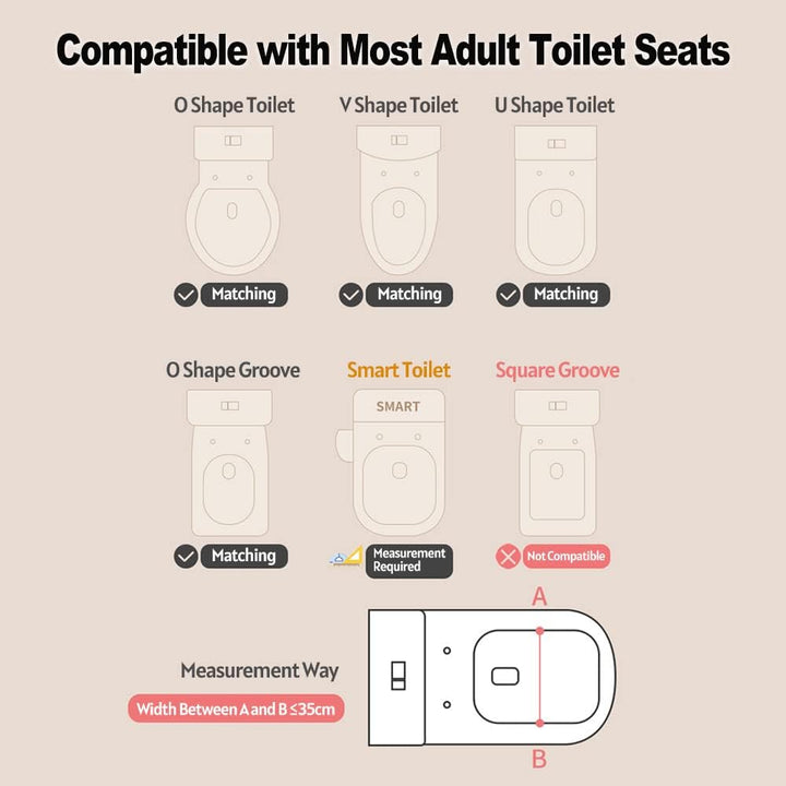 Töpfchentraining Toilettensitze mit Vorderer Spritzschutz, Verstellbarer Stuhlleiter Töpfchen Leiter