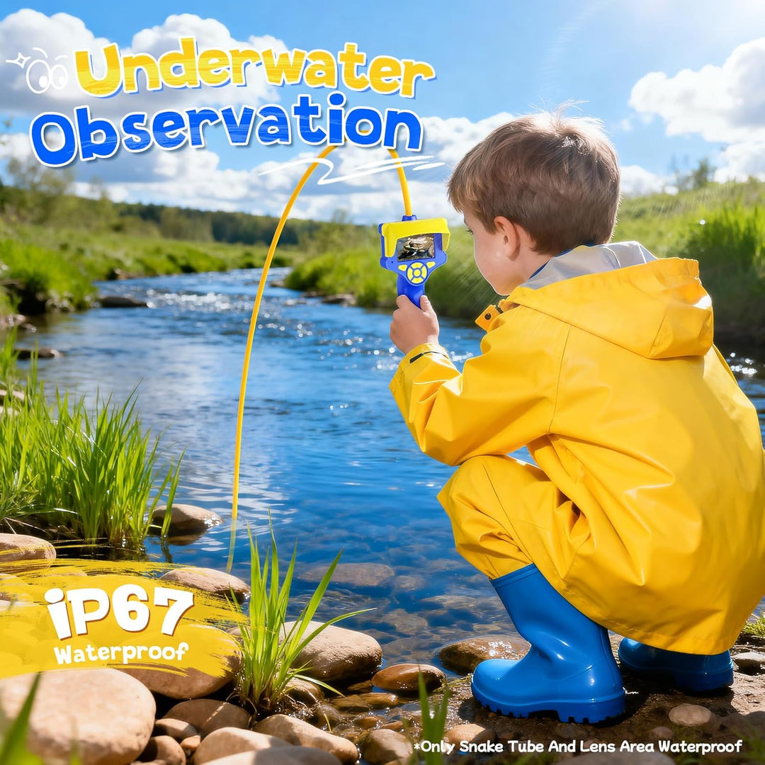 Endoskopkamera für Kinder - Outdoor Explorer Spielzeug für Junge ab 3-10 Jahre - 2,4 Zoll Display, 2