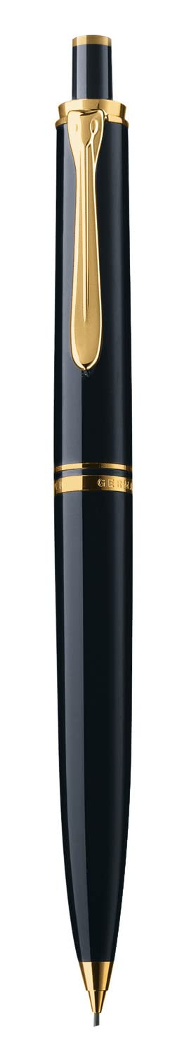 Pelikan Bleistift Souverän 400, Schwarz, hochwertiger Druckbleistift im Geschenk-Etui, 997189, Schwa