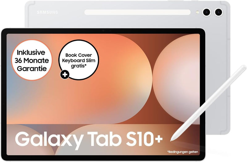 Samsung Galaxy Tab S10+ AI Tablet, Android Tablet, 12 GB RAM, 256 GB Speicher, AMOLED-Display, Antir