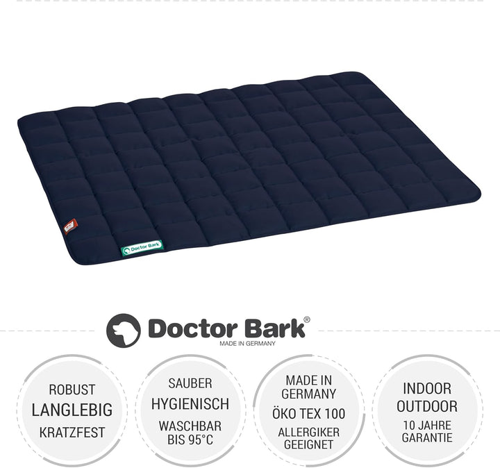 Doctor Bark Hundedecke – weiche, hochwertige Hundematte für grössere Hunde, robuste Indoor-Outdoor L