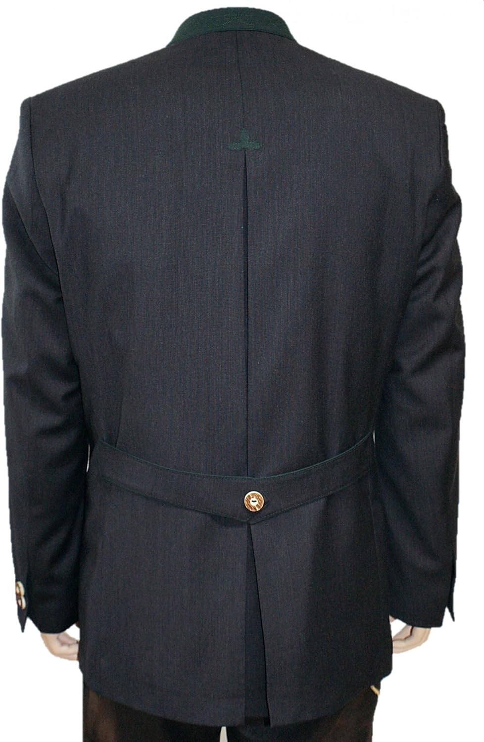 Lodenfrey Trachtensakko Trachten Sakko Jacke Trachtenjacke anthrazit grau Salzburger Janker festlich