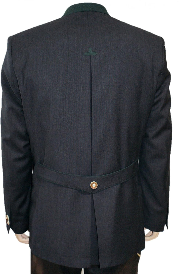 Lodenfrey Trachtensakko Trachten Sakko Jacke Trachtenjacke anthrazit grau Salzburger Janker festlich