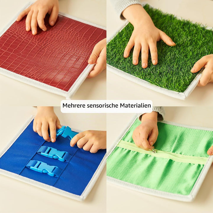 Sensorik Matten für Kinder - Fühlmemory | Taktile Scheiben Fühlspiel |Taktiles Memory Sinnesmatten a