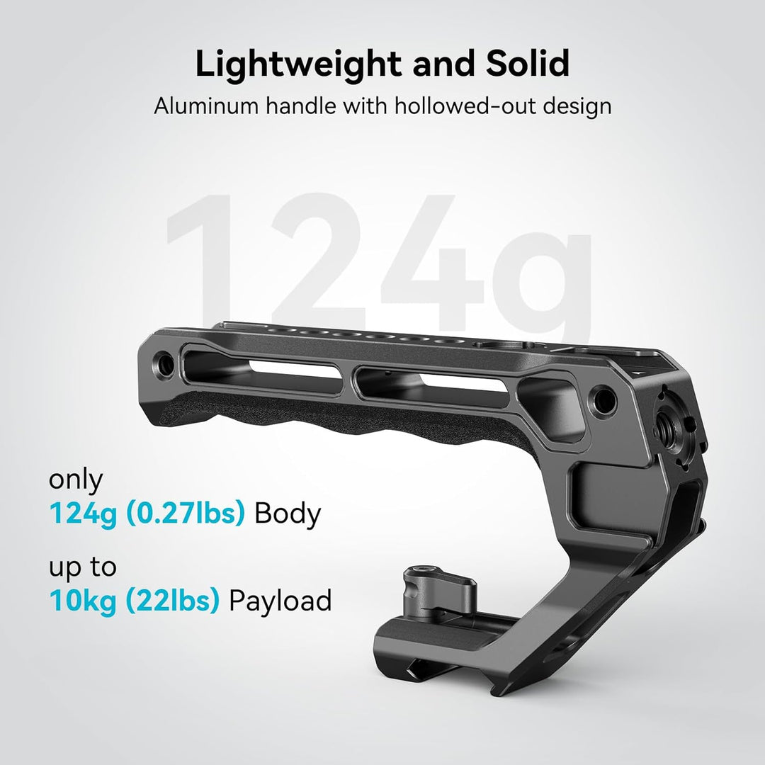 SMALLRIG NATO Top Handle, Griff mit NATO Schnellspanner für Kamerakäfig, universelles Video Rig mit