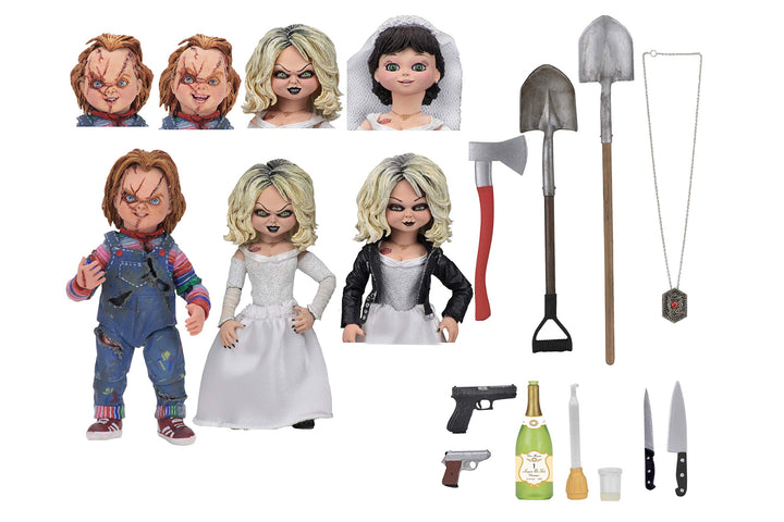 Chucky NECA42114 Chucky & Tiffany Actionfigur, bunt, 42114, 10 centimeters