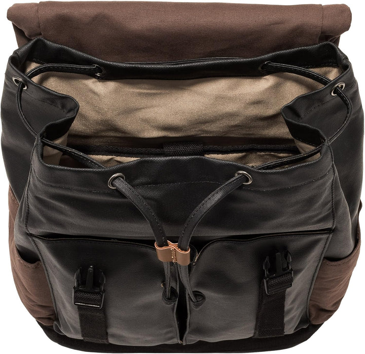 camel active Bangkok Rucksack, 32 cm, 15 L, Schwarz Schwarz 32 cm, Schwarz 32 cm