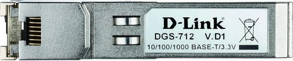 D-Link DGS-712 1-Port SFP-Transceiver Modul (für 1000BaseT, RJ-45)