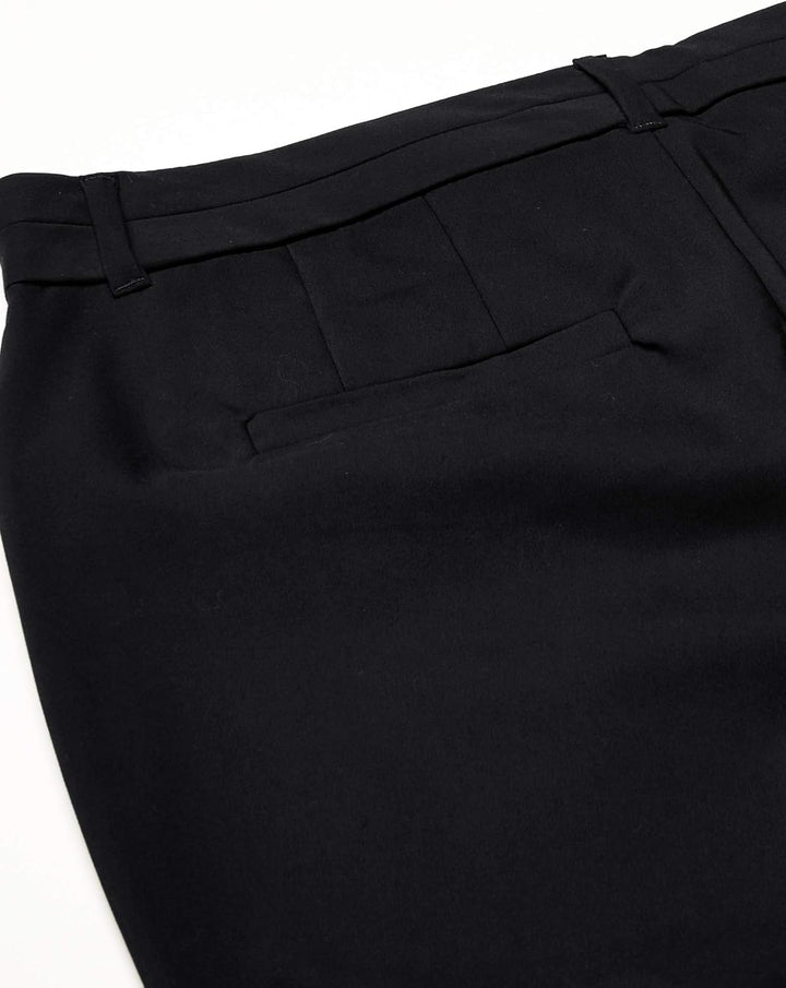 Gloria Vanderbilt Damen Haven Straight Trouser Hose 6 Kurz Schwarz, 6 Kurz Schwarz