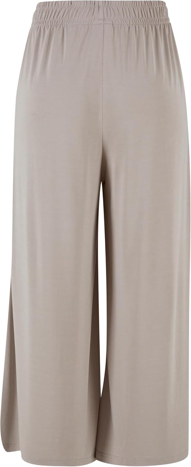 Urban Classics Frauen Hose Ladies Modal Culotte, lässige Culotte für Frauen, 3/4 Länge, mit Gummibun