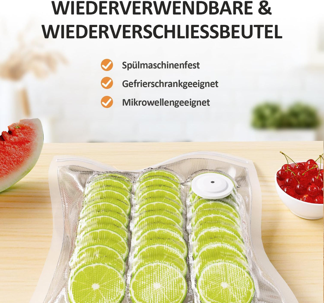 Handliche Vakuumiergerät – Vakuumierer für kontinuierliches Arbeiten mit hoher Geschwindigkeit, komp