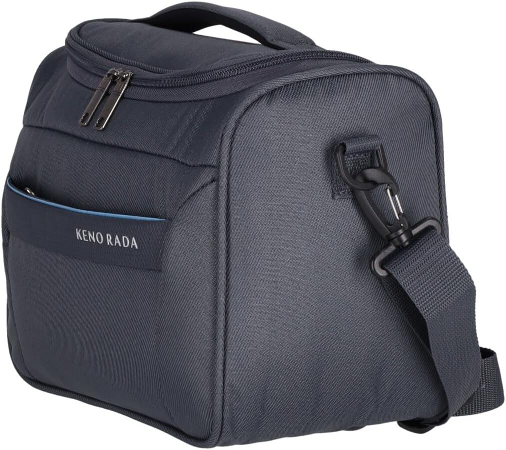 Kosmetikkoffer MEDON Beautycase | praktische Kulturtasche mit abnehmbarem Schultergurt | DREI Steckf