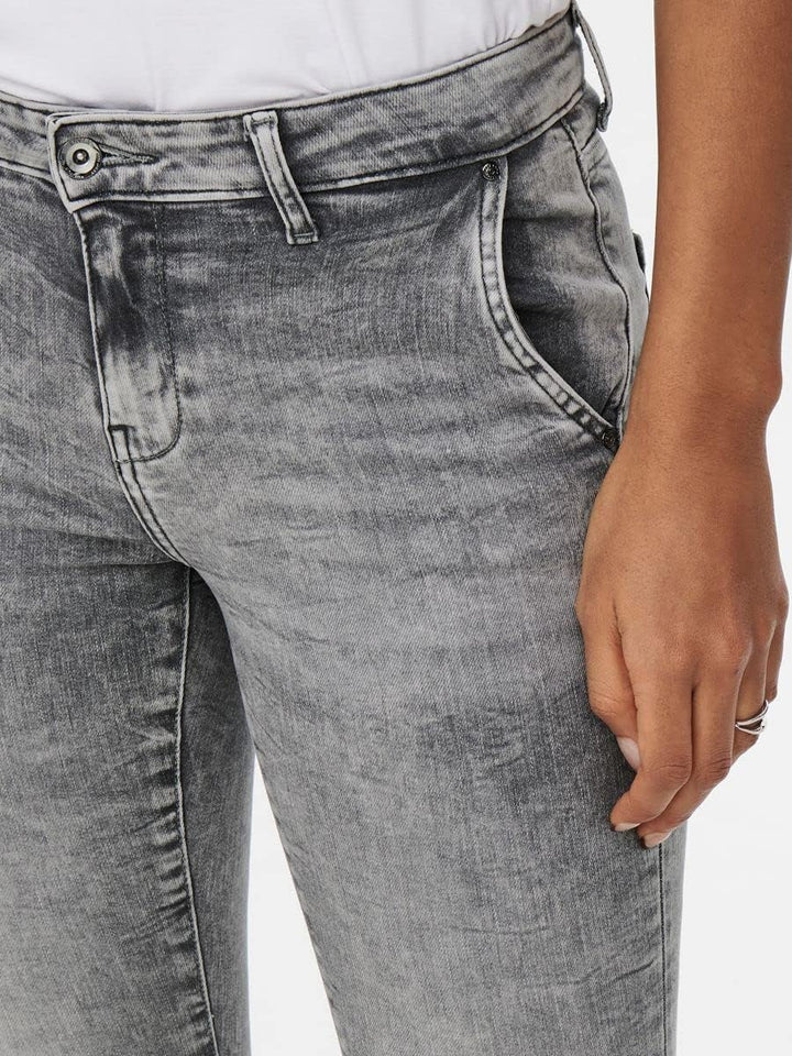 ONLY Damen Jeans XS / 32L Grey Denim, XS / 32L Grey Denim