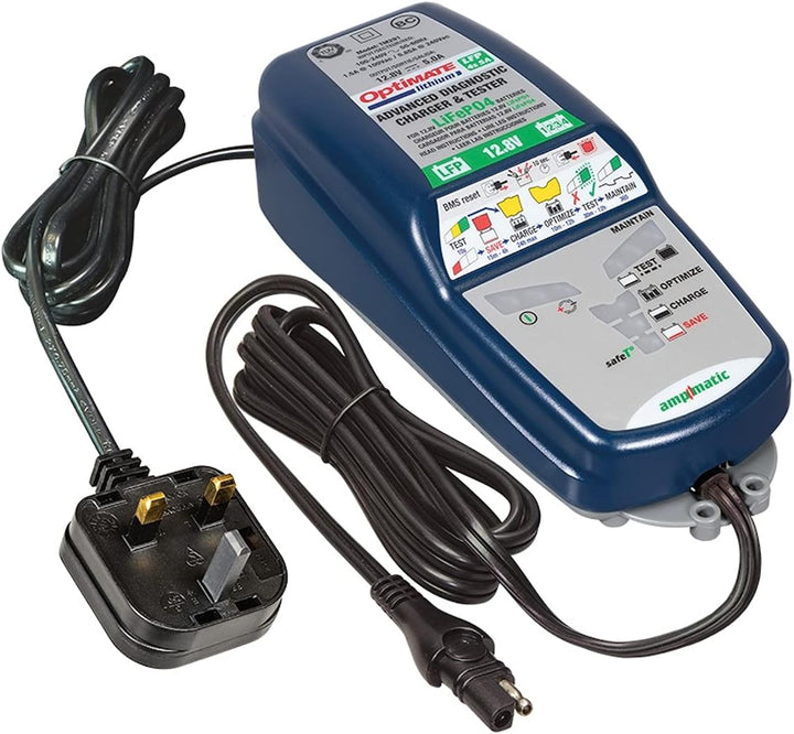 Optimate Lithium Batterieladegerät - speziell für Lithium Ionen Akkus von Tecmate