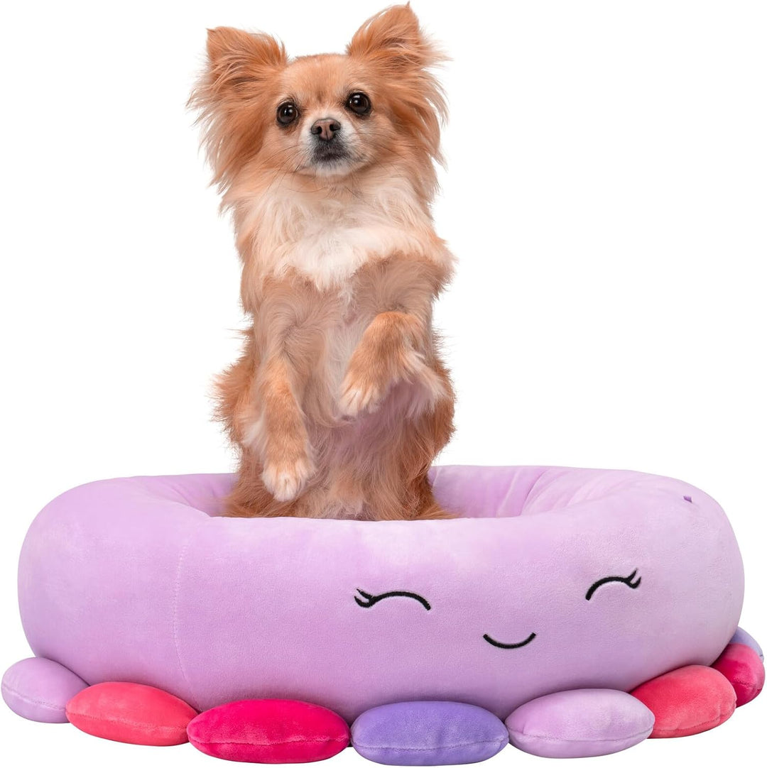 Squishmallows JPT0086 - Beula der Oktopus Tierbett 50 cm, offizielles Jazwares Plüsch, superweiches