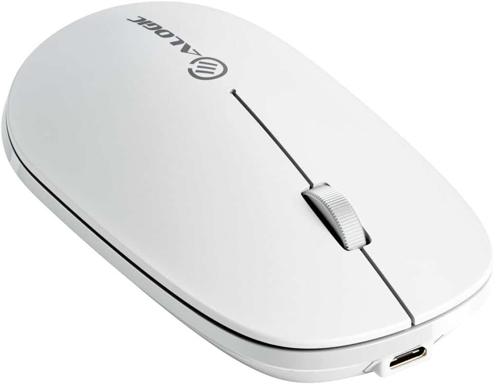 Alogic Echelon Compact Set | Kabellose Bluetooth-Tastatur + Maus | Deutsches Layout | Bluetooth 3.0