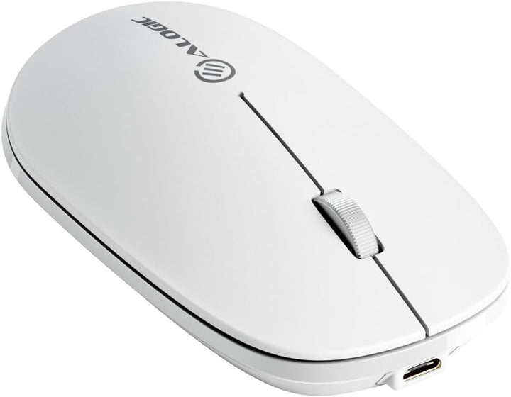 Alogic Echelon Compact Set | Kabellose Bluetooth-Tastatur + Maus | Deutsches Layout | Bluetooth 3.0