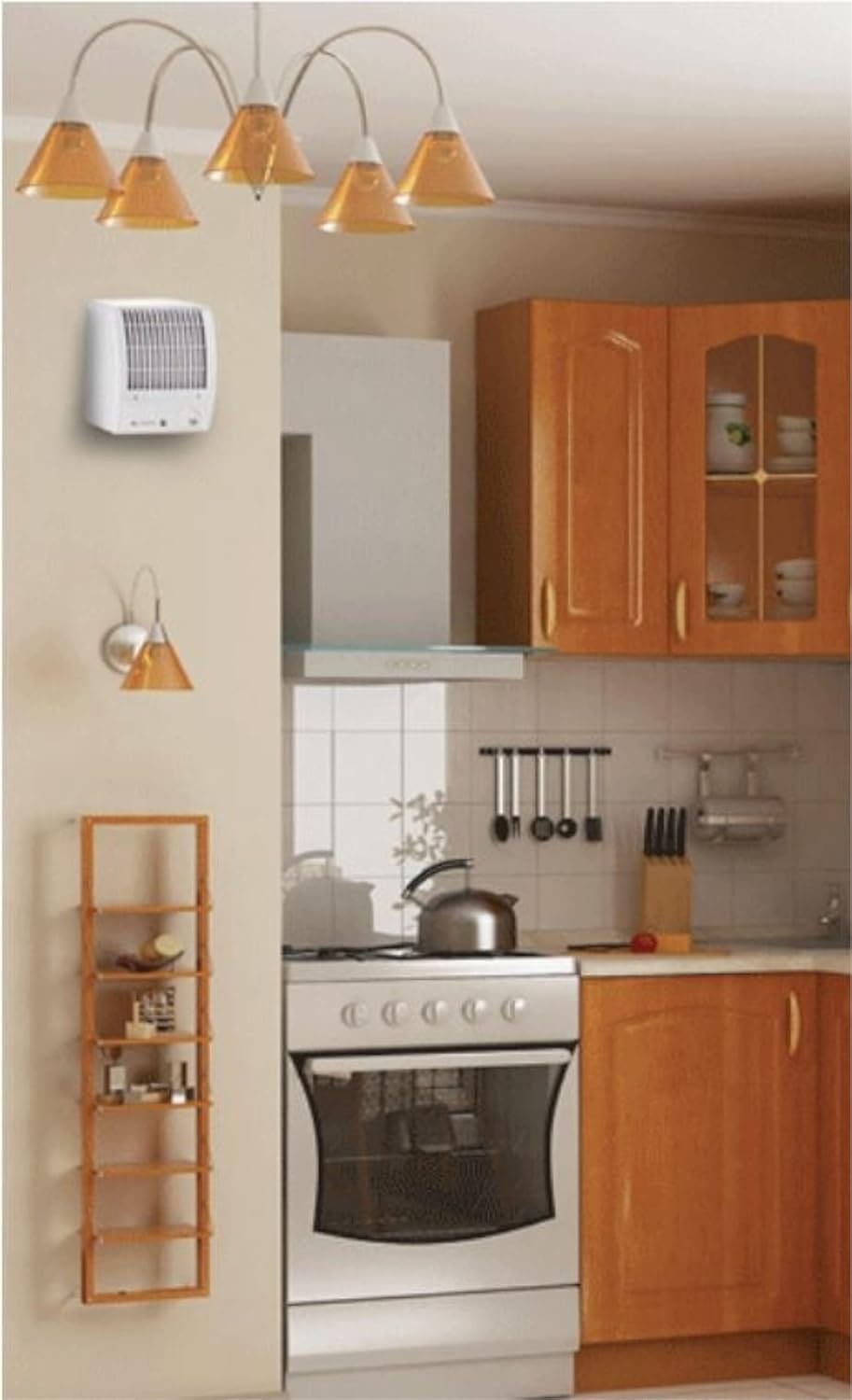 Wandventilator Radialventilator 100 CF Turbo TH mit Nachlauf & Hygrostat