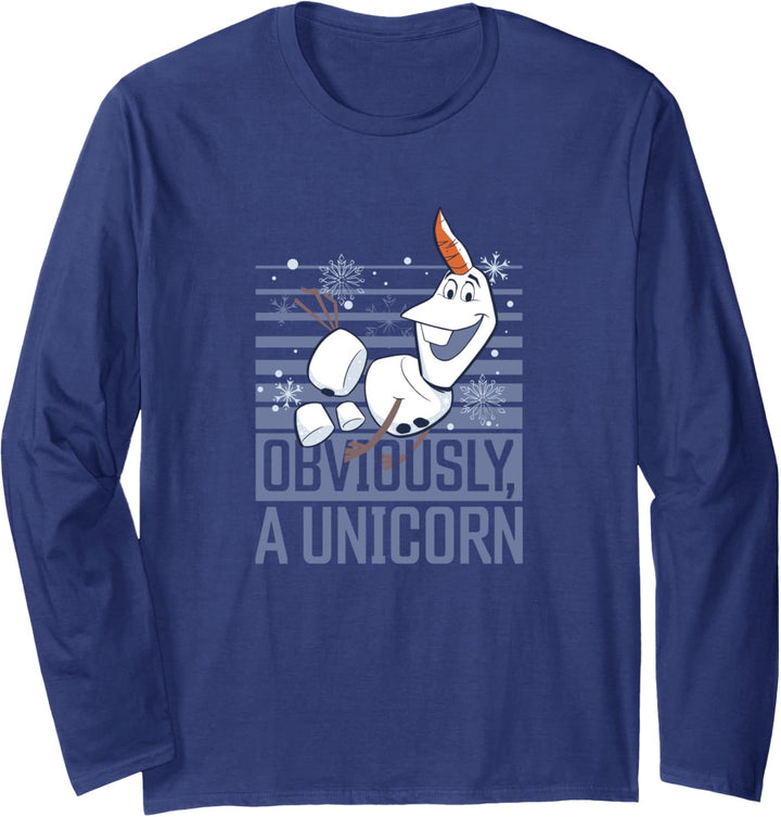 Disney Frozen 2 Olaf Obviously A Unicorn Langarmshirt