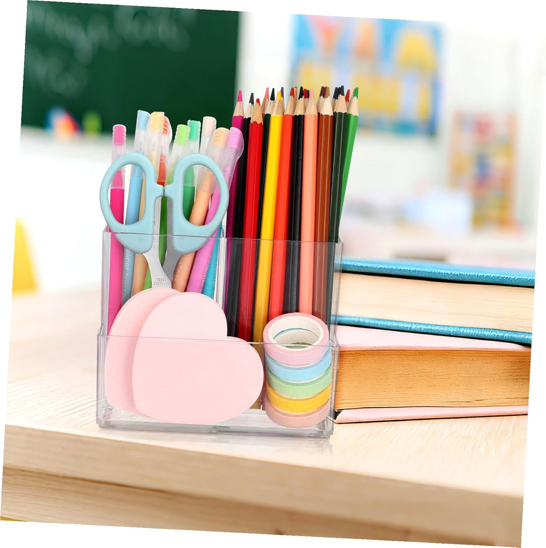 Desktop Kosmetikpinselhalter Clarity Organizer Make-up Pinsel Organizer Klar Stift Becher Schreibtis