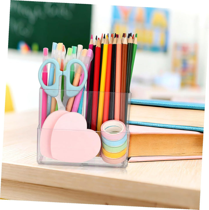Desktop Kosmetikpinselhalter Clarity Organizer Make-up Pinsel Organizer Klar Stift Becher Schreibtis
