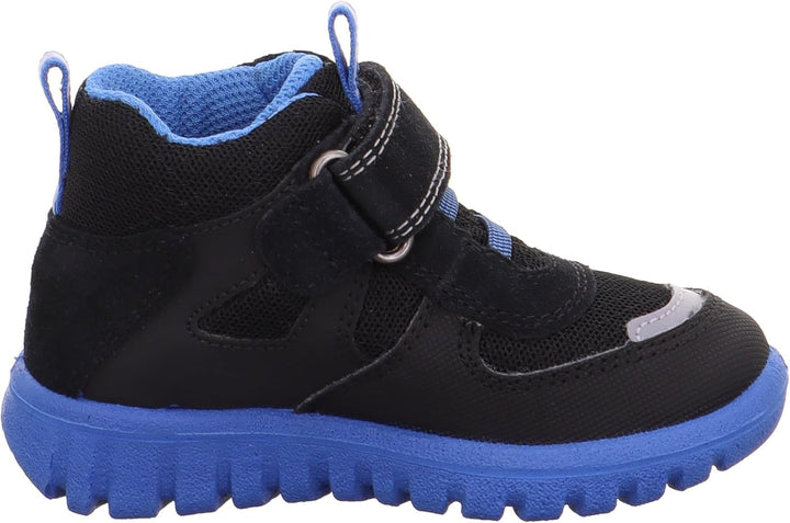 Superfit Jungen 1006196 Lauflernschuhe 27 EU Schwarz Hellblau 0000, 27 EU Schwarz Hellblau 0000