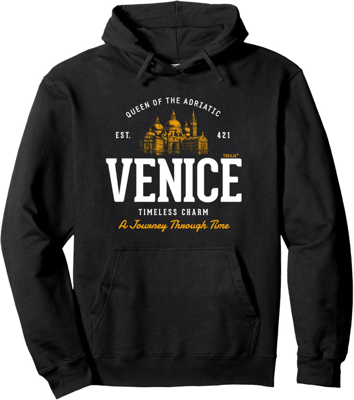 Italien Vintage-Stil Retro Venedig Pullover Hoodie