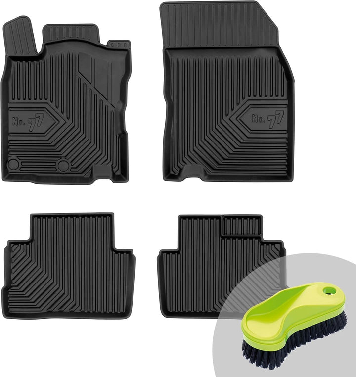 FROGUM No.77 Gummimatten Ganzjahresset von Auto Fussmatten Autofussmatten für Nissan Qashqai II 2013