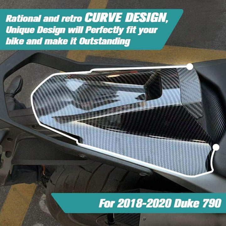 LoraBaber Motorrad für Duke790 Kunststoff Beifahrersitz Verkleidung Abdeckung Motorhaube Heckabdecku