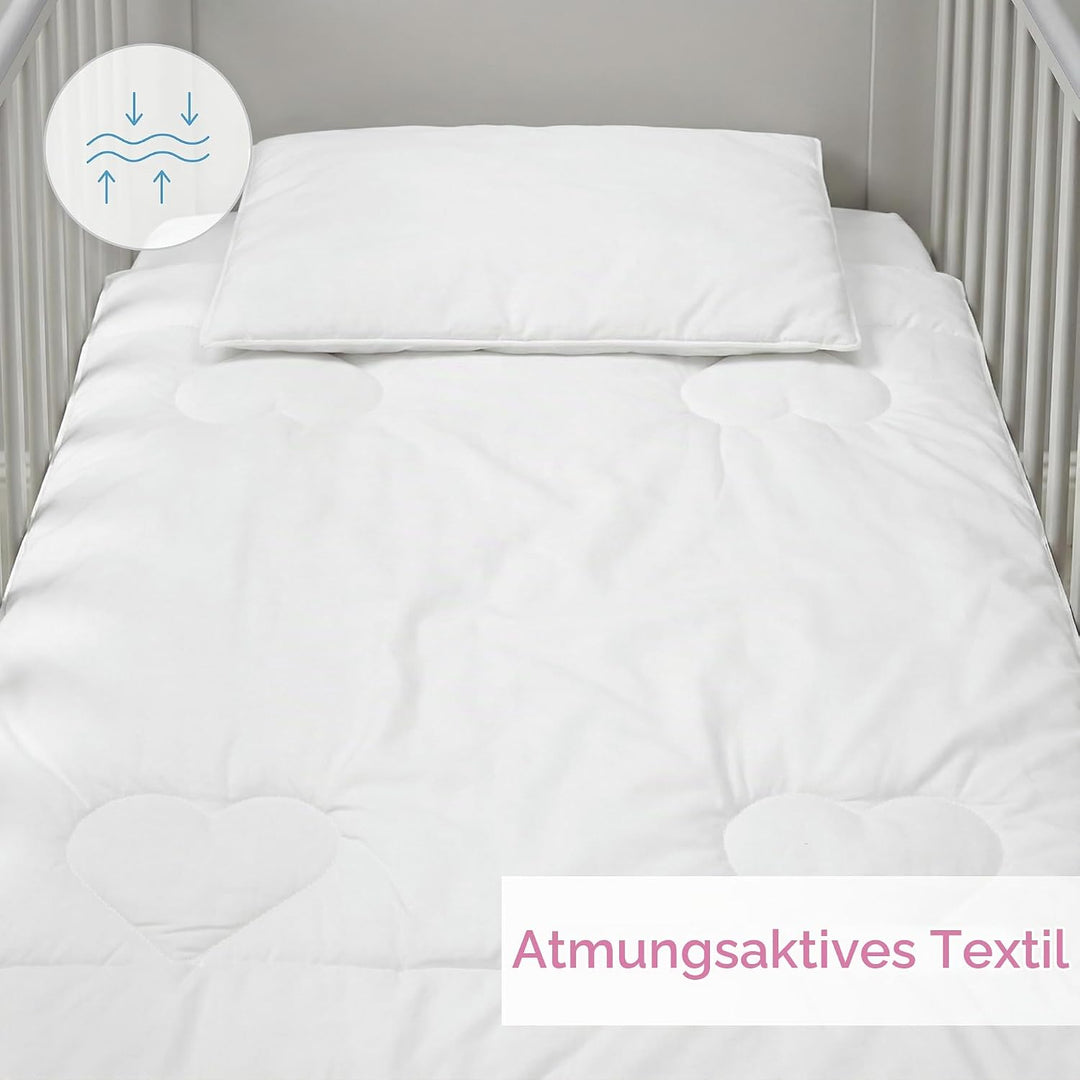 Baby Comfort Bettwäsche-Set für Kleinkinder, 150 x 120 cm