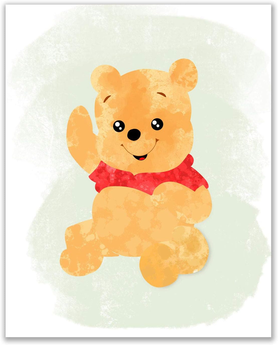 Winnie Puuh Aquarell-Kunstdrucke für Kinderzimmer, Set mit 5 Fotos – 20,3 x 25,4 cm, Ferkel, Tigger