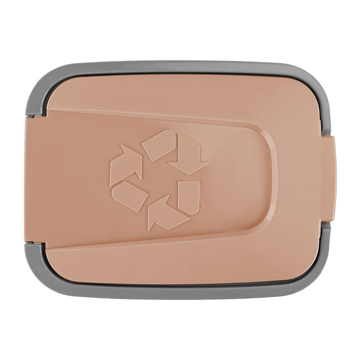 PAFEN Grosser Mülleimer 30l mit Deckel – 4er Set Abfallbehälter 550 x 275 x 370mm - Abfalleimer für