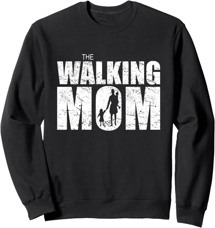 THE WALKING MOM Mama Kinder Geschenk Dead Mutter Vintage Sweatshirt